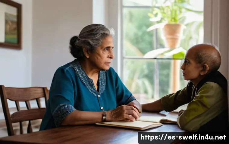 학교사회복지사의 현장 문제 해결 사례 - **Image Prompt: Bridging Gaps in Absenteeism**
    A warm, realistic illustration showing a kind, fe...