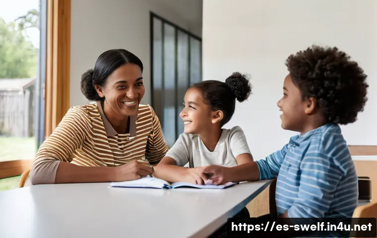 학교사회복지사와 상담사의 차이점 - **A Heartfelt Connection:** A compassionate school social worker, a woman in her late 30s with a war...
